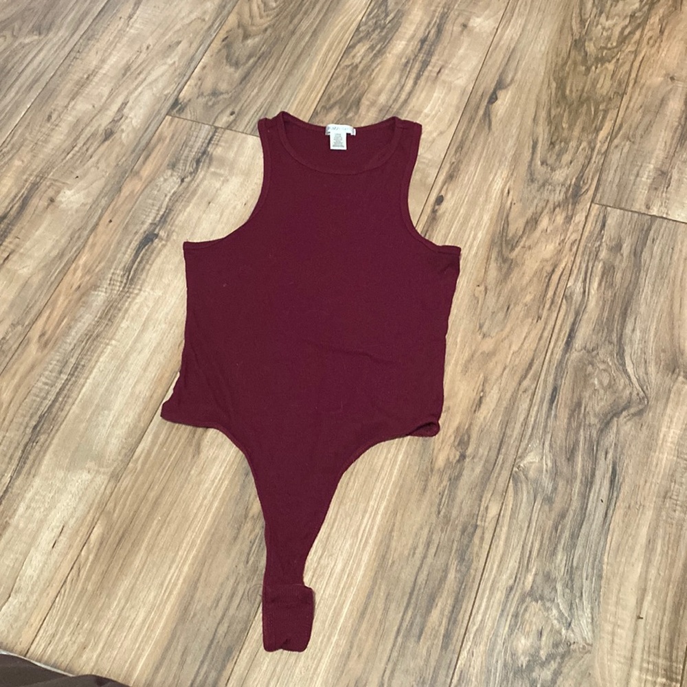 Maroon Body Suit